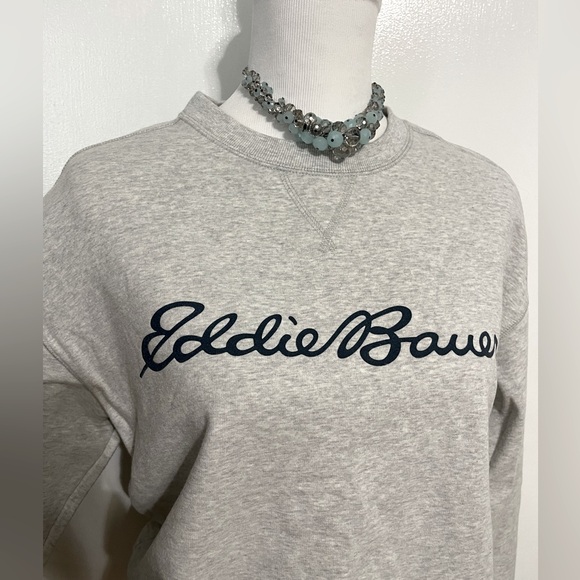 Like new! EDDIE BAUER women’s crew neck pull over sweater SIZE M super soft - Picture 2 of 4